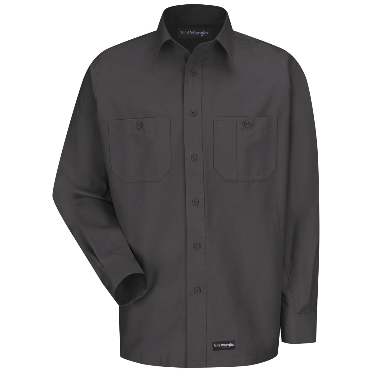 Red Kap® Large/Regular Gray 5.25 Ounce Cotton/Polyester Shirt With Button Closure