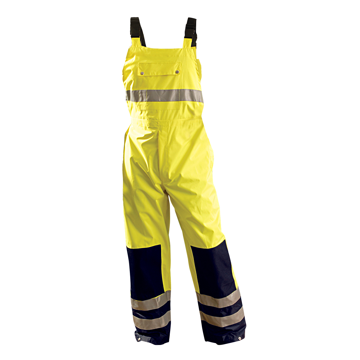 OccuNomix Size 2X HiViz Yellow And Navy Blue 48 150D OCCTENBIB-Y2X for sale online at autumn supply