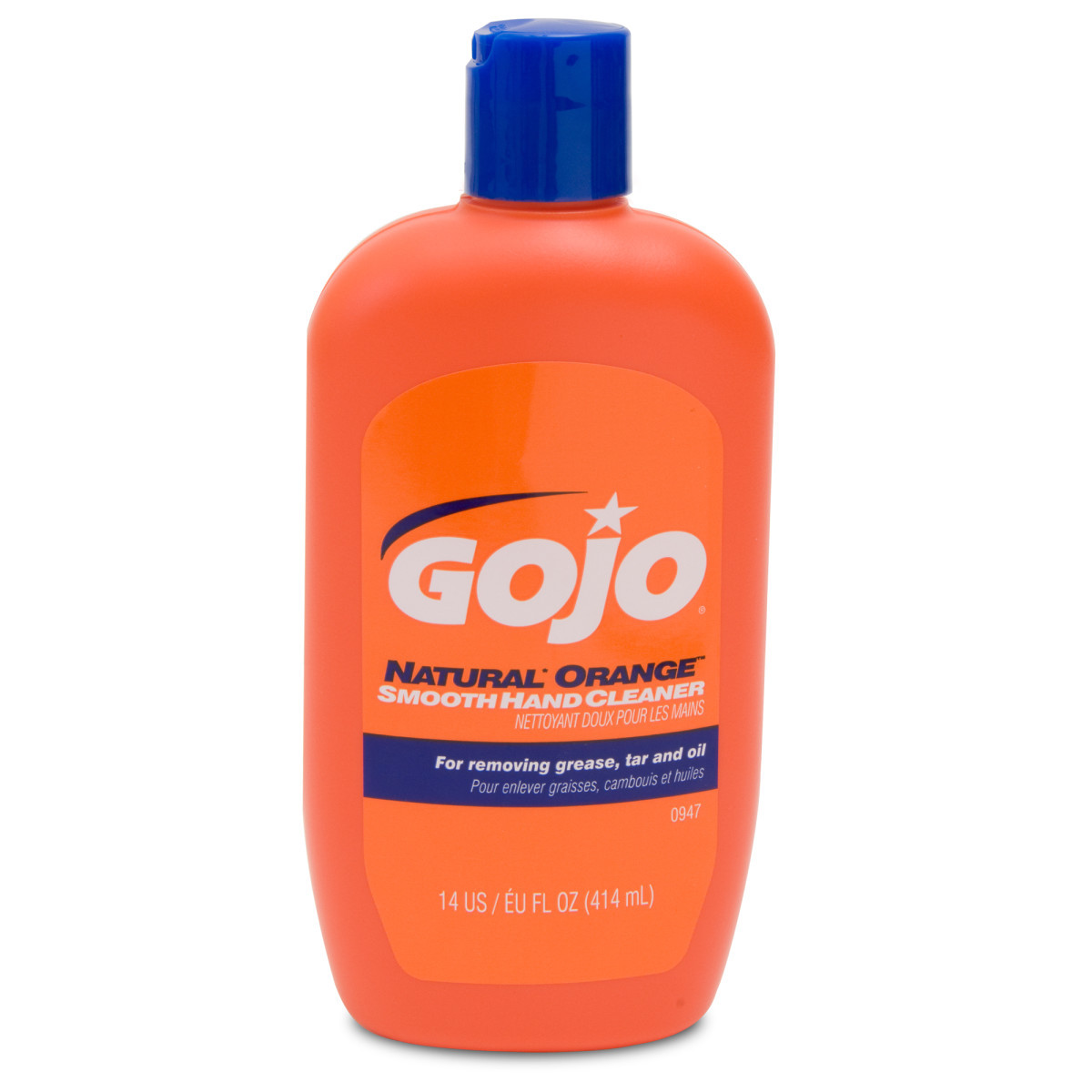 GOJO® 14 Ounce Bottle White NATURAL* ORANGE™Citrus Scented Heavy Duty Hand Cleaner (Availability restrictions apply.)