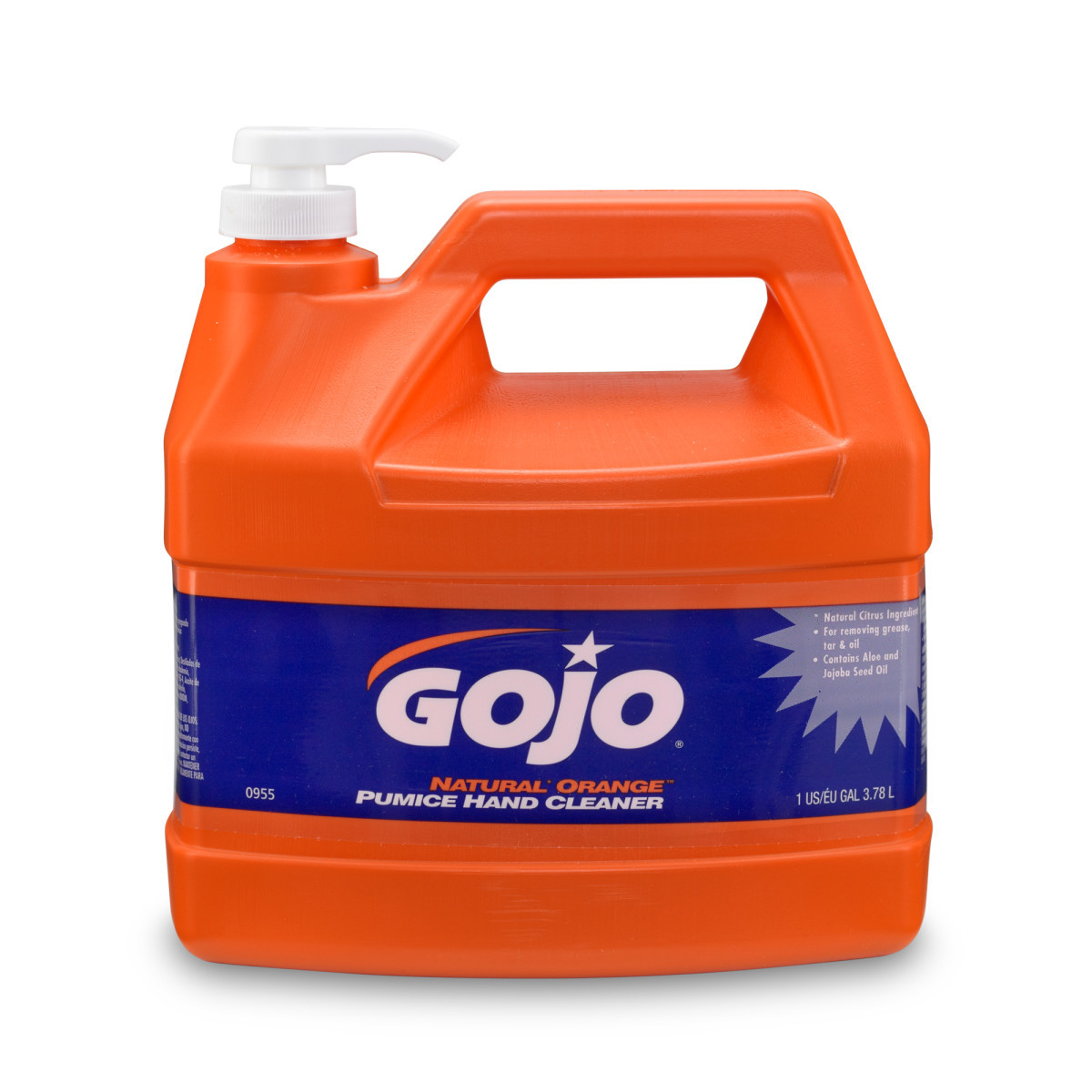 GOJO 1 Gallon Bottle White NATURAL ORANGECitrus Scent GOJ0955-02 for sale online at autumn supply