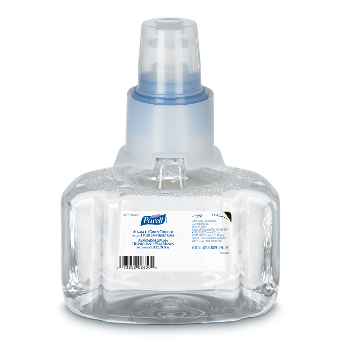 GOJO® 700 mL Refill Clear PURELL® Fragrance-Free Hand Sanitizer (Availability restrictions apply.)