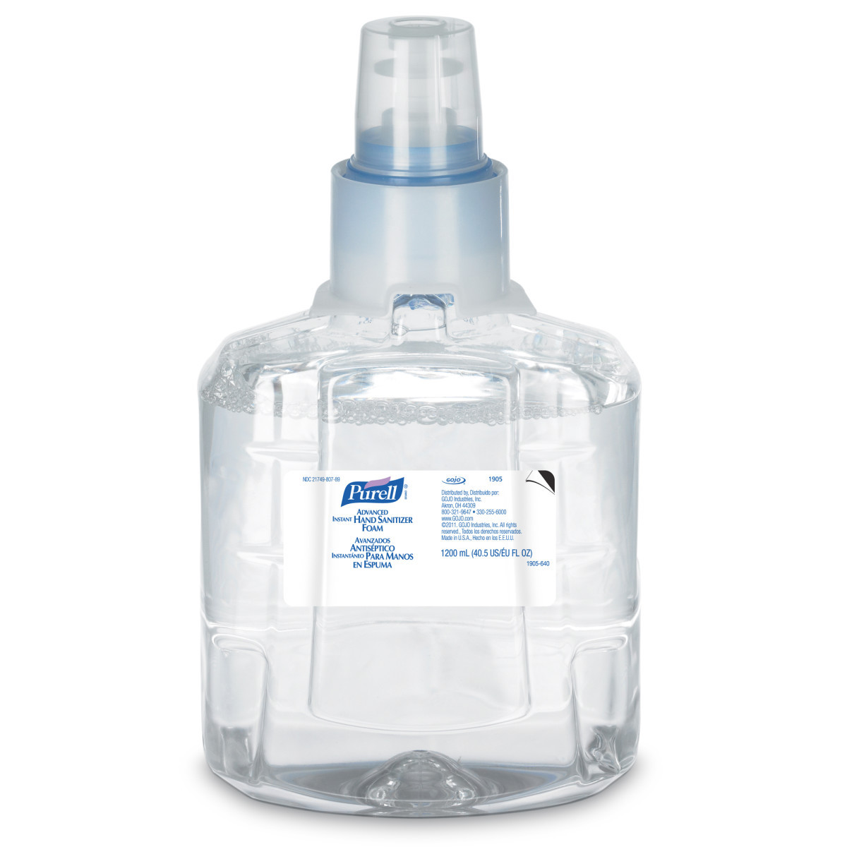 GOJO® 1200 mL Refill Clear PURELL® Fragrance-Free Hand Sanitizer (Availability restrictions apply.)