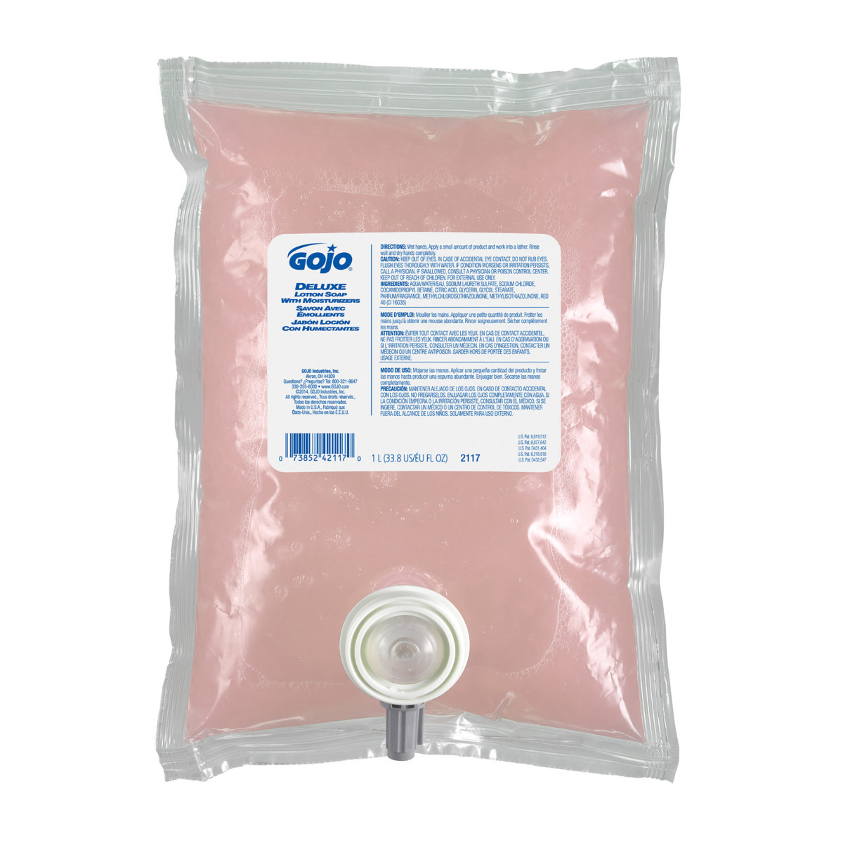 GOJO® 1000 mL Refill Pink Floral Scented Hand Soap (Availability restrictions apply.)