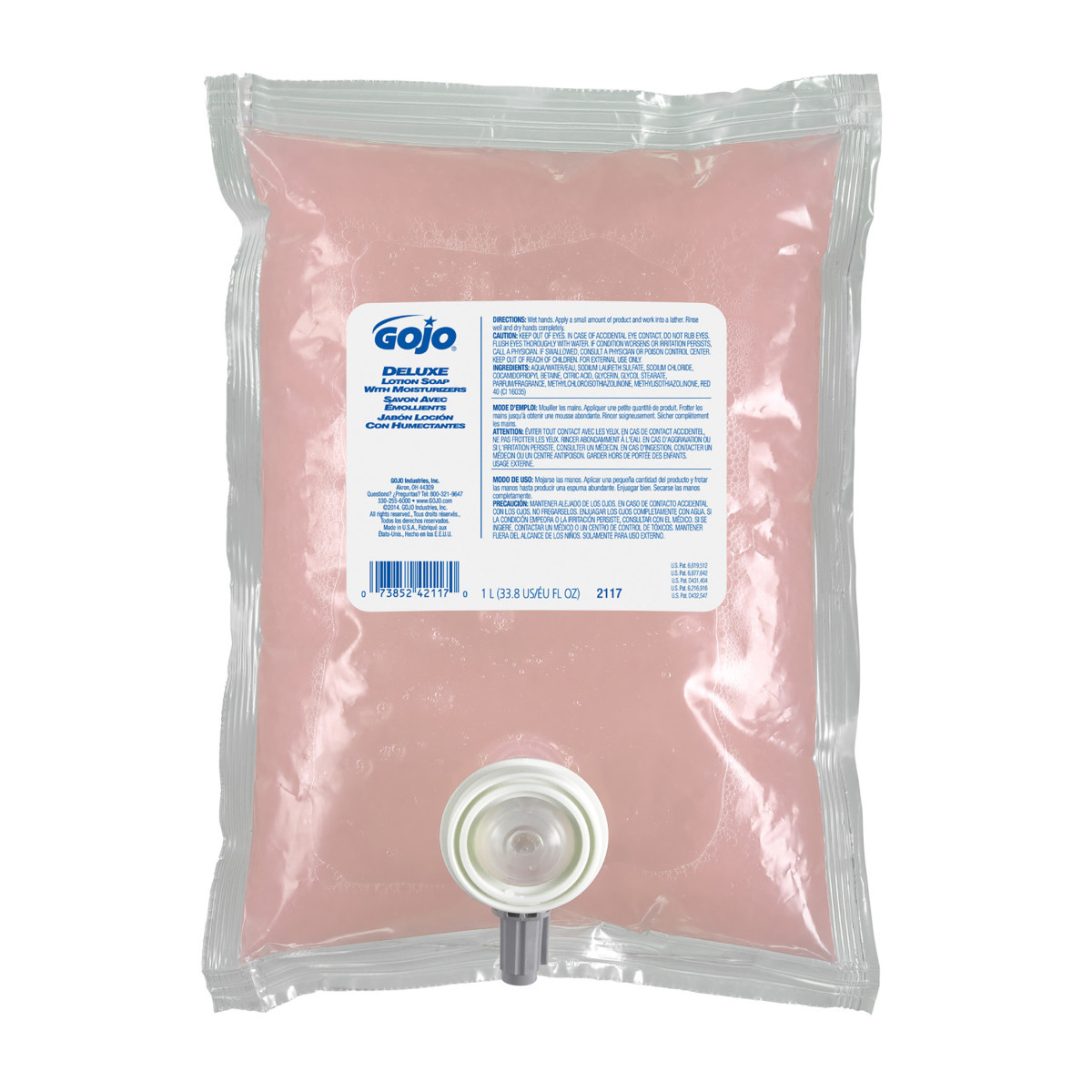 GOJO® 1000 mL Refill Pink Floral Scented Hand Soap (Availability restrictions apply.) GOJO® 1000 mL Refill Pink Floral Scented Hand Soap (Availability restrictions apply.)