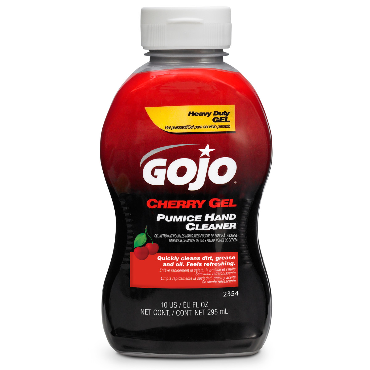 GOJO® 10 Ounce Bottle Red Cherry Scented Heavy Duty Hand Cleaner (Availability restrictions apply.)
