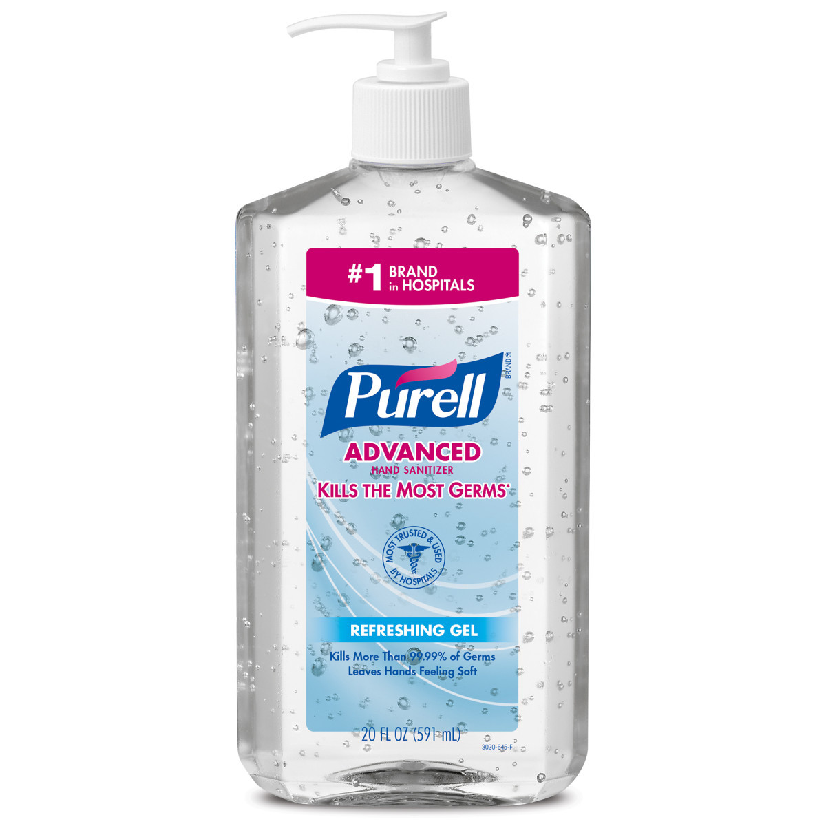 GOJO® 20 Ounce Bottle Clear PURELL® Fragrance-Free Hand Sanitizer (Availability restrictions apply.)