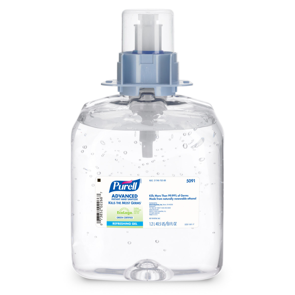 GOJO® 1200 mL Refill Clear PURELL® Fragrance-Free Hand Sanitizer (Availability restrictions apply.) GOJO® 1200 mL Refill Clear PURELL® Fragrance-Free Hand Sanitizer (Availability restrictions apply.)