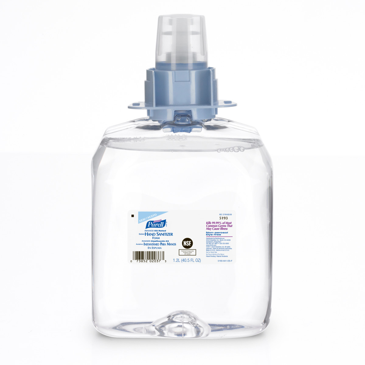 GOJO® 1200 mL Refill Clear PURELL® Fragrance-Free Hand Sanitizer (Availability restrictions apply.)