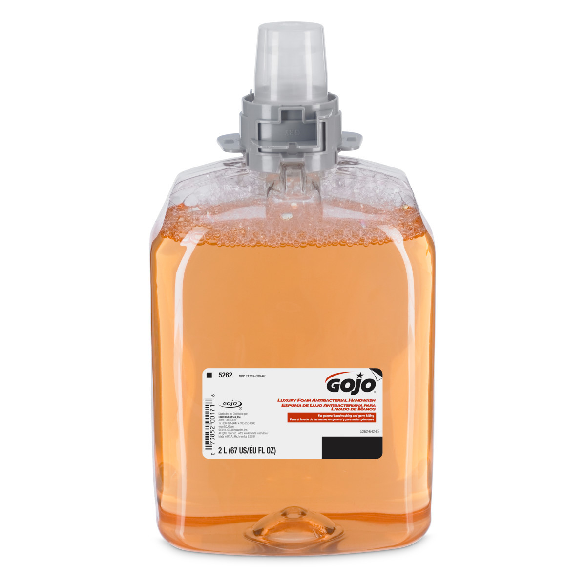 GOJO® 2000 mL Refill Light Amber Fresh Fruit Scented Hand Soap (Availability restrictions apply.)
