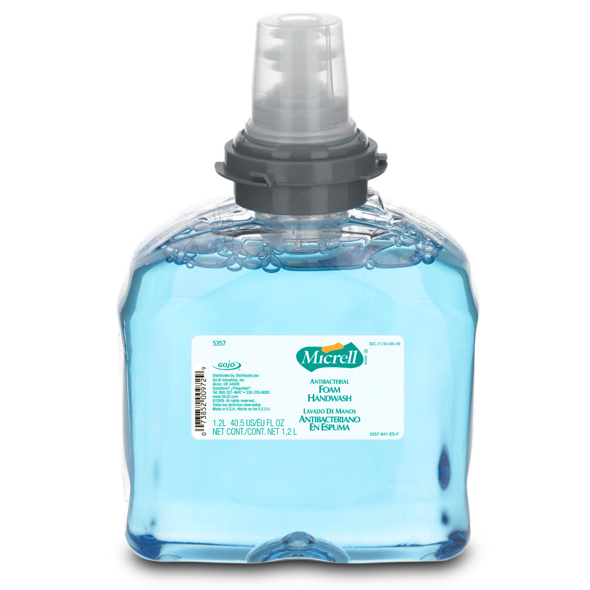 GOJO 1200 mL Refill Light Blue MICRELL Floral Scented GOJ5357-02 for sale online at autumn supply