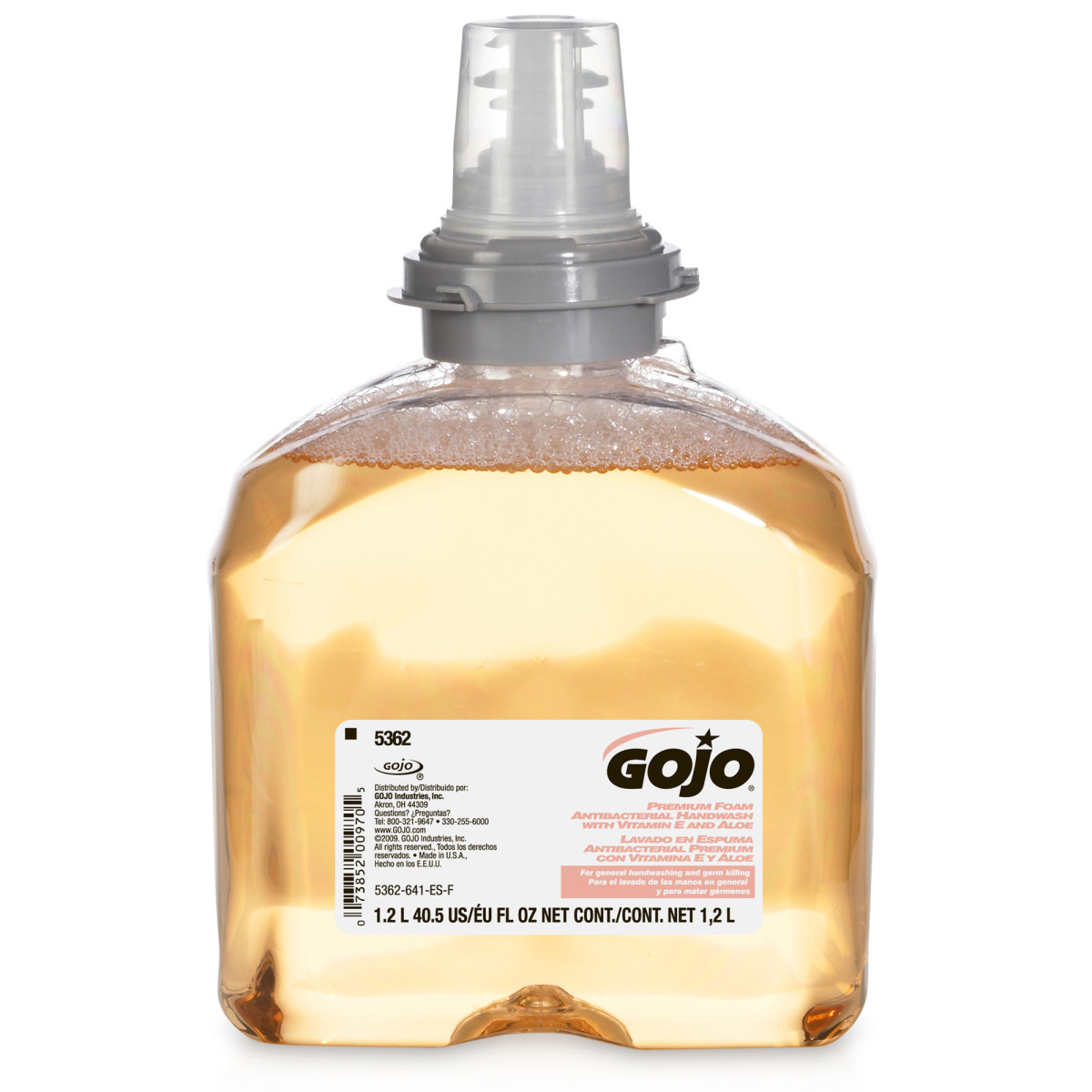 GOJO® 1200 mL Refill Light Amber Fresh Fruit Scented Hand Soap (Availability restrictions apply.)