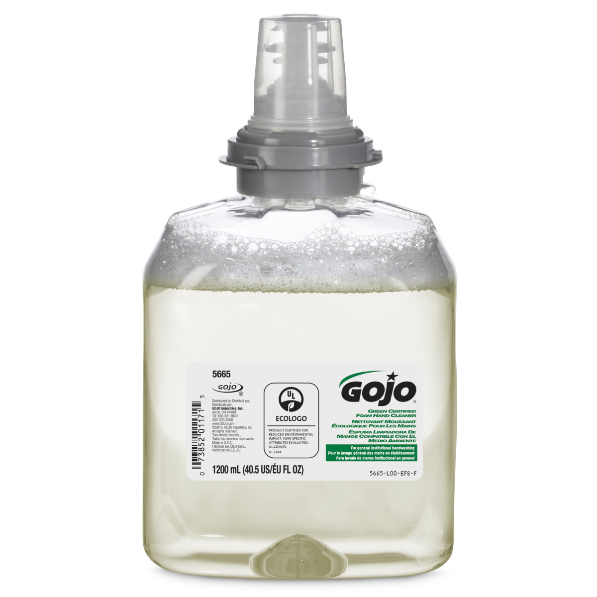 GOJO 1200 mL Refill Clear FragranceFree Hand Soap GOJ5665-02 for sale online at autumn supply