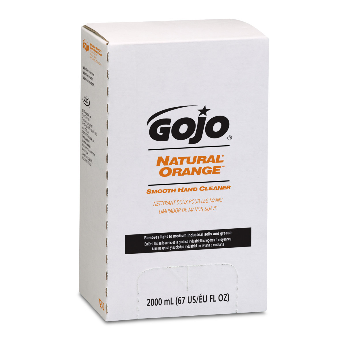 GOJO® 2000 mL Refill White NATURAL* ORANGE™Citrus Scented Heavy Duty Hand Cleaner (Availability restrictions apply.)