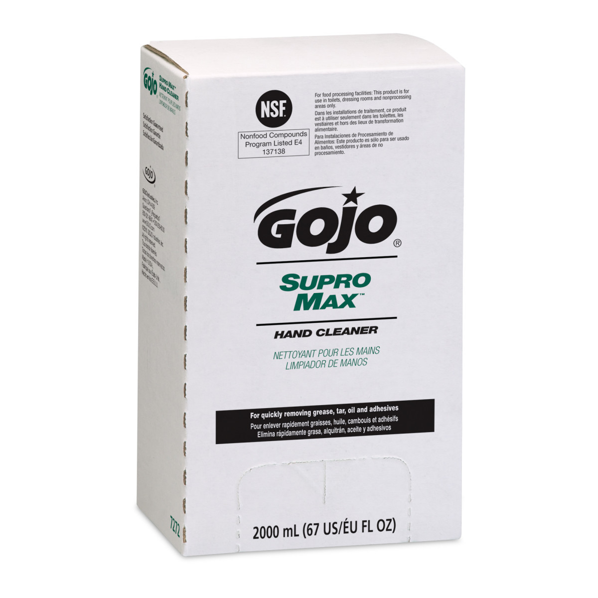 GOJO® 2000 mL Refill Beige SUPRO MAX™Heavy Duty Hand Cleaner (Availability restrictions apply.)