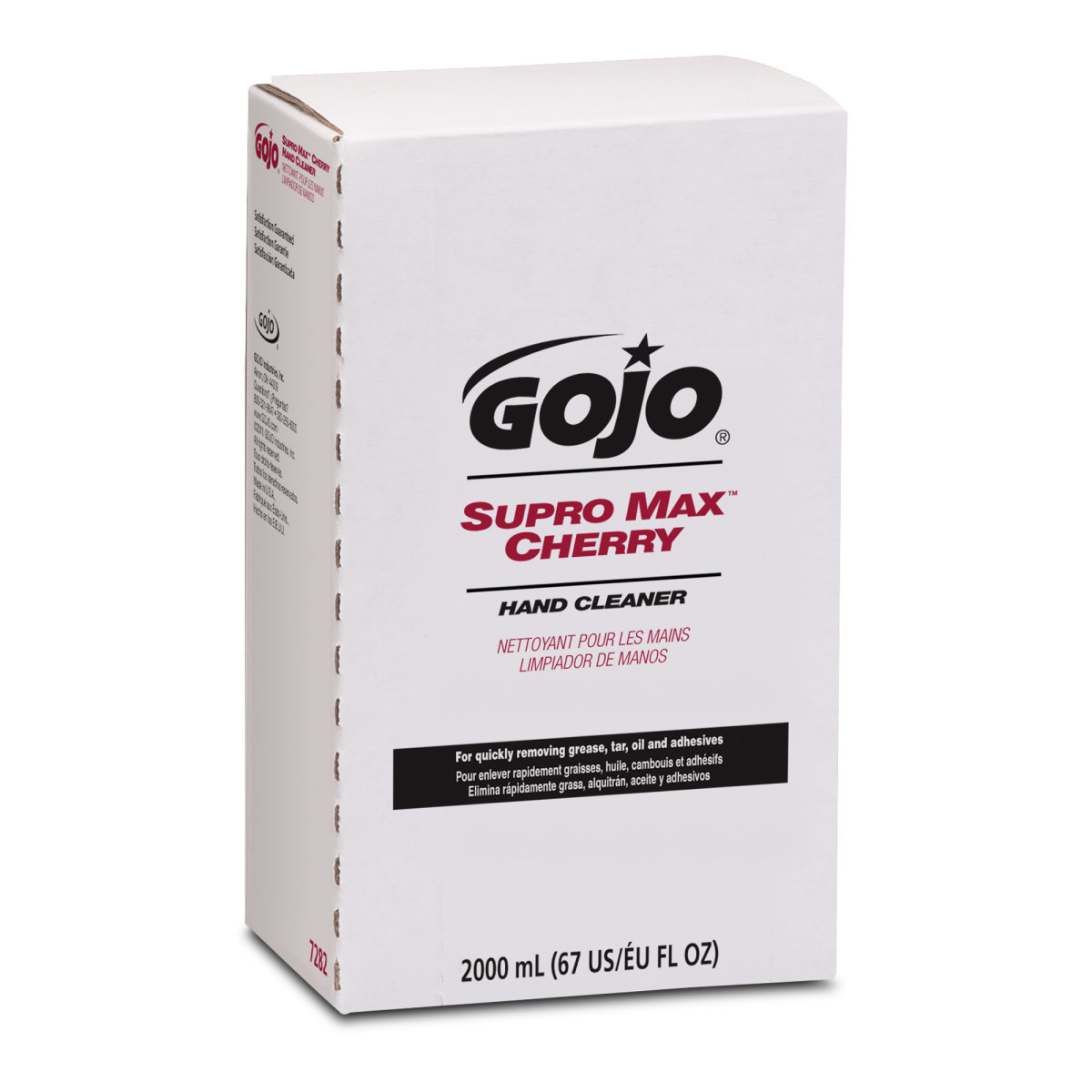 GOJO® 2000 mL Refill Beige SUPRO MAX™Cherry Scented Heavy Duty Hand Cleaner (Availability restrictions apply.)