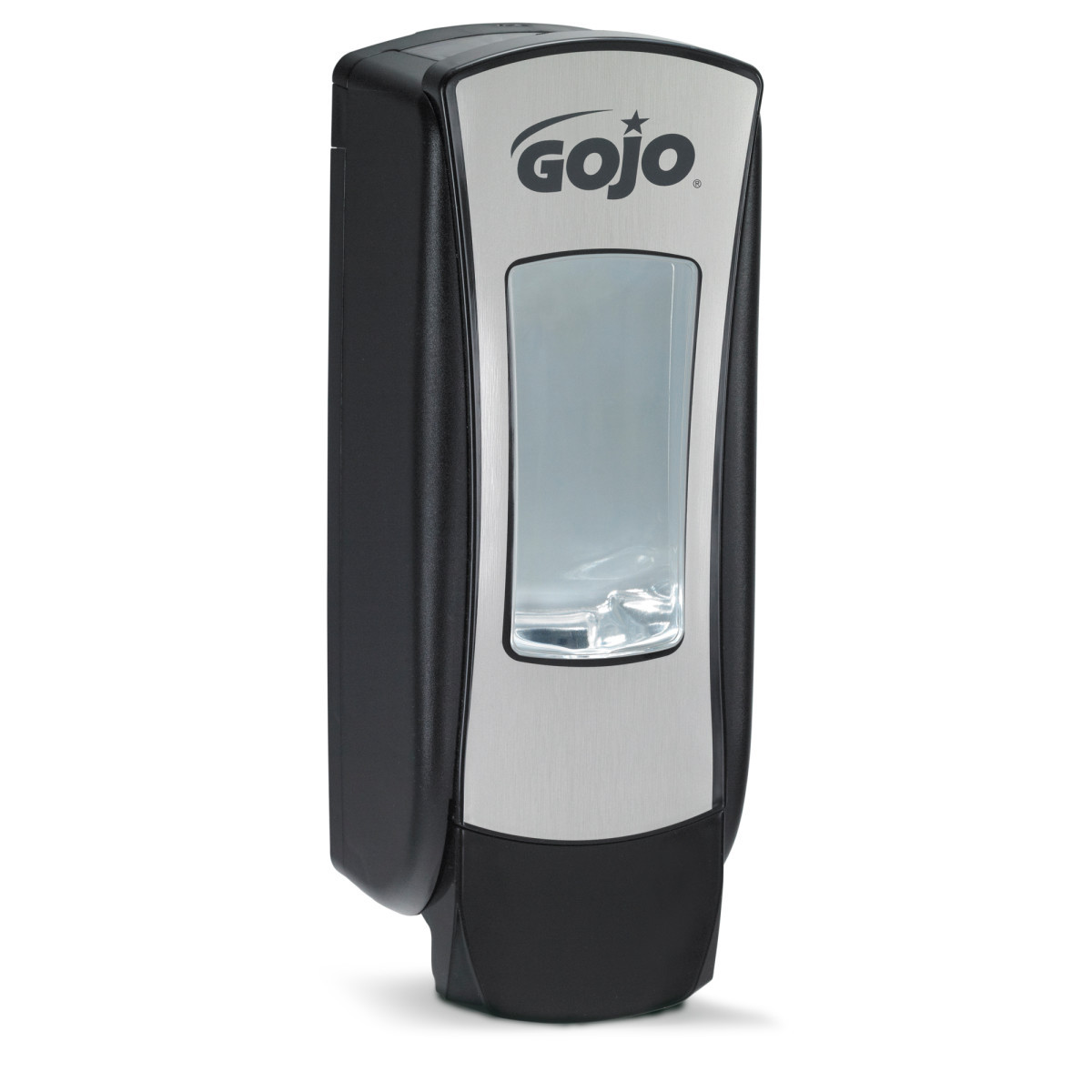 GOJO® 1250 mL Chrome\Black ADX-12™Wall Mount Dispenser (Availability restrictions apply.)