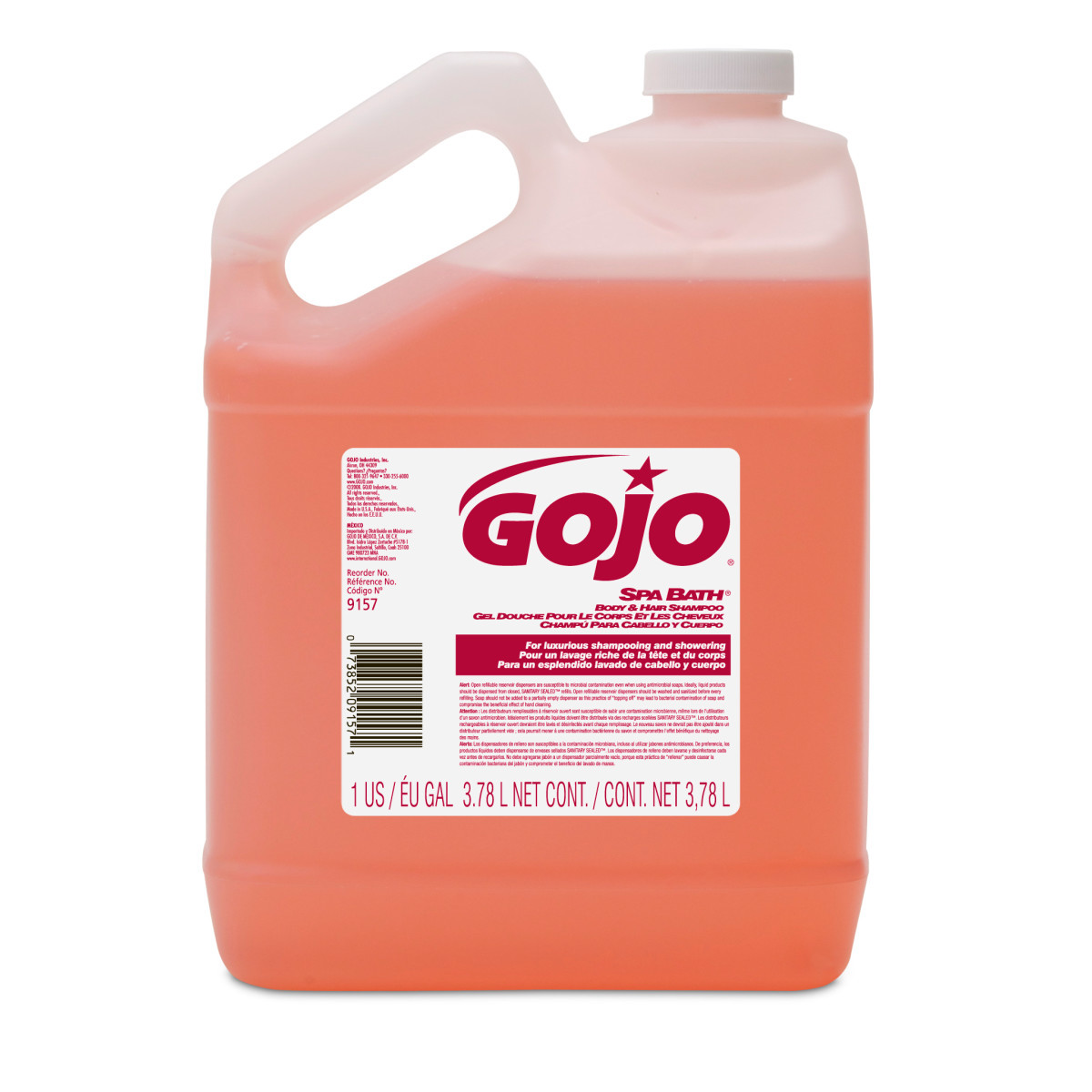 GOJO® 3785 mL Refill Pink SPA BATH® Body Wash And Shampoo (Availability restrictions apply.) GOJO® 3785 mL Refill Pink SPA BATH® Body Wash And Shampoo (Availability restrictions apply.)