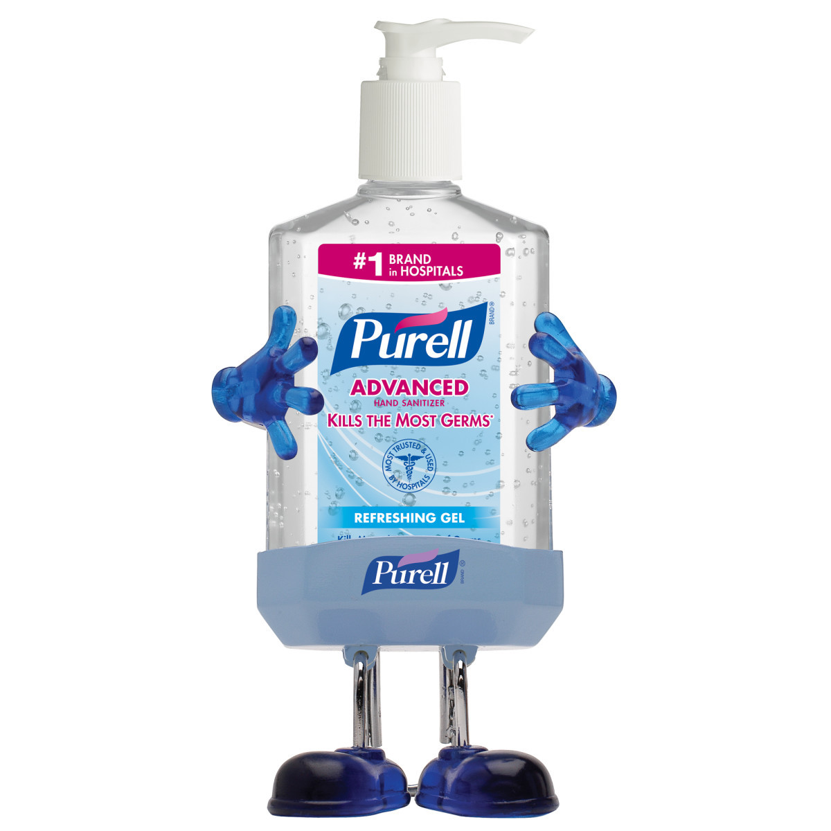 GOJO® 8 Ounce Bottle Clear PURELL® Fragrance-Free Mountable Hand Sanitizer And Pump (Availability restrictions apply.) GOJO® 8 Ounce Bottle Clear PURELL® Fragrance-Free Mountable Hand Sanitizer And Pump (Availability restrictions apply.)