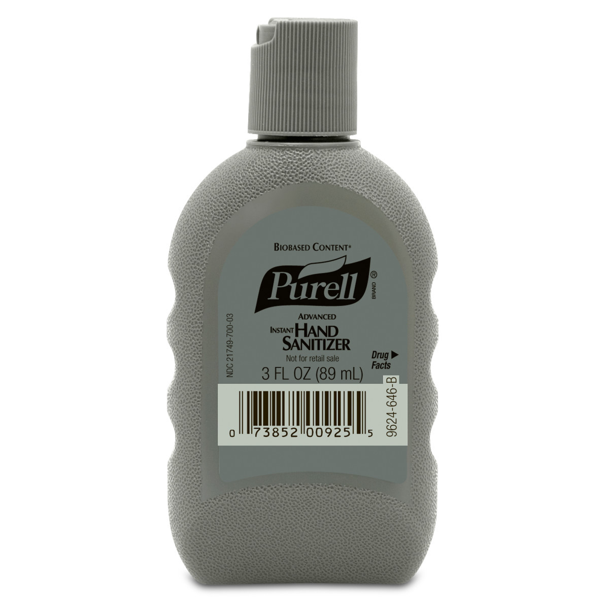 GOJO® 3 Ounce Bottle Clear PURELL® Fragrance-Free Hand Sanitizer (Availability restrictions apply.)