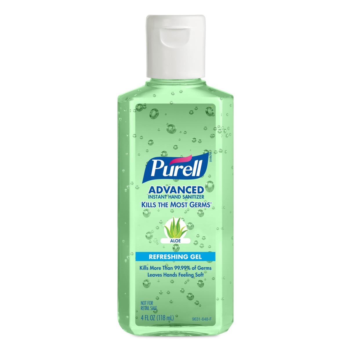 GOJO® 4 Ounce Bottle Green PURELL® Fragrance-Free Hand Sanitizer (Availability restrictions apply.)