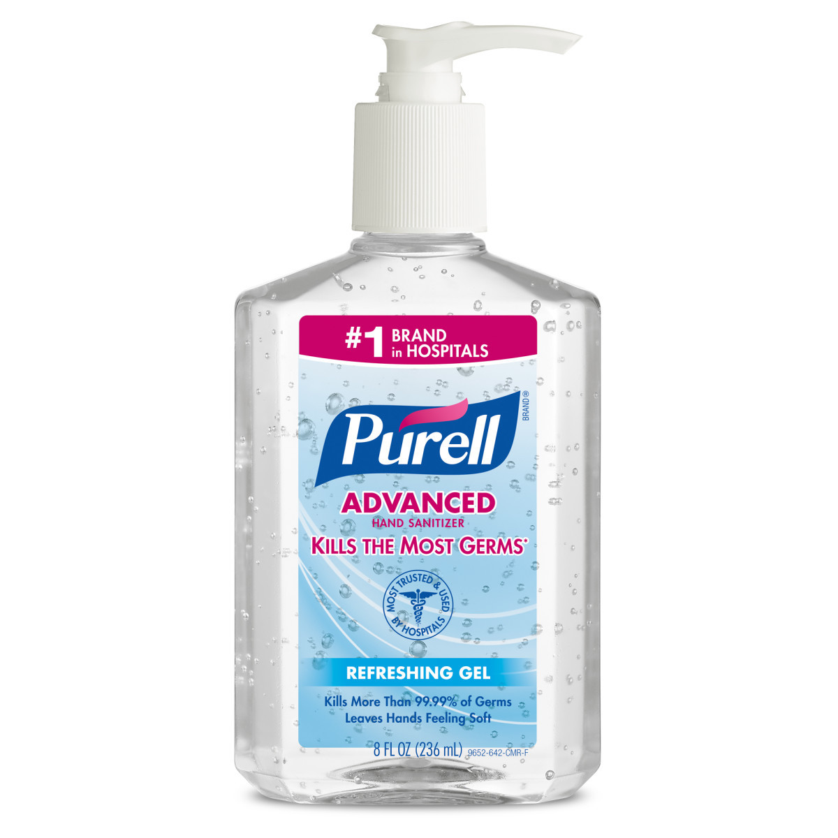 GOJO® 8 Ounce Bottle Clear PURELL® Fragrance Scented Hand Sanitizer (Availability restrictions apply.)