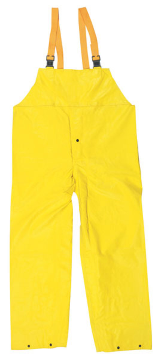 MCR Safety® Yellow Concord .35 mm Neoprene And Nylon Pants With Take Up Snaps On Ankles