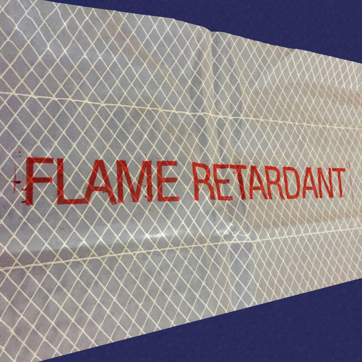 Midwest Canvas 20' X 100' White 6 mil Polyethylene Flame Retardant String Reinforced Poly Film