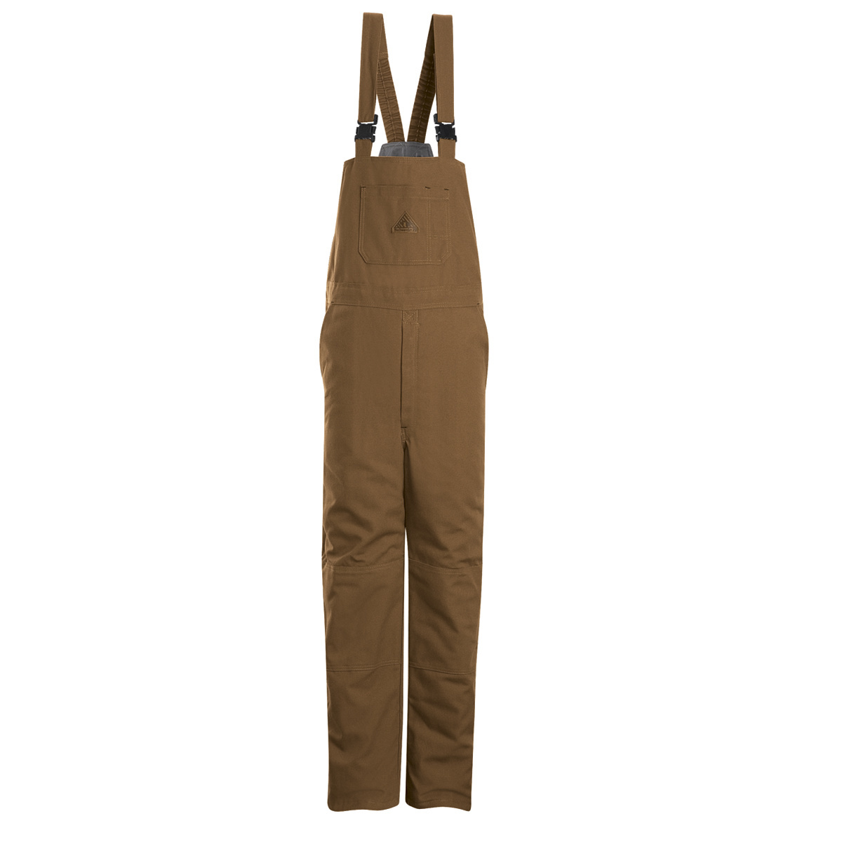 Bulwark® Small Tall Brown Westex Ultrasoft®/Cotton/Nylon Deluxe Insulated Flame Resistant Bib With Modacrylic Lining And Zipper