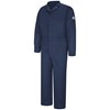 Bulwark® 64 Tall Navy Blue EXCEL FR® ComforTouch® Sateen/Cotton/Nylon Water Repellent Flame Resistant Coveralls With Zipper Fron