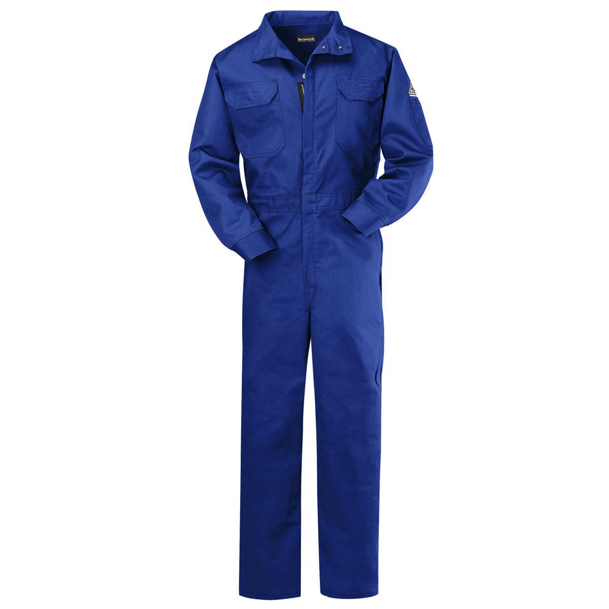 Bulwark® 44 Tall Royal Blue Nomex® IIIA/Nomex® Aramid/Kevlar® Aramid Flame Resistant Coveralls With Zipper Front Closure