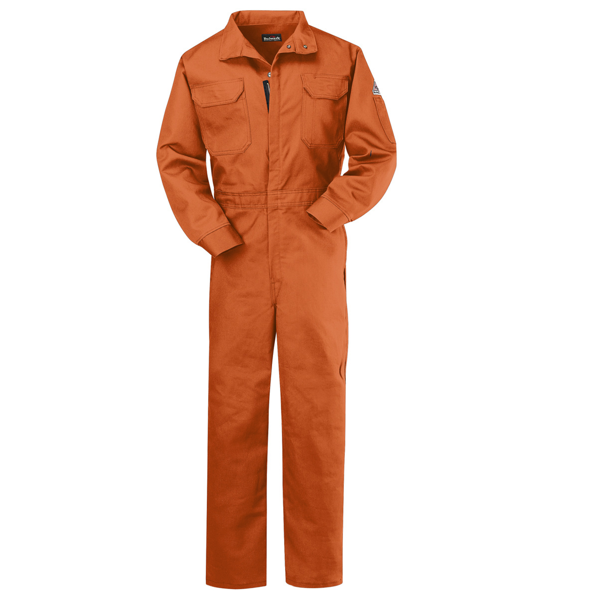 Bulwark® 54 Regular Orange Nomex® IIIA/Nomex® Aramid/Kevlar® Aramid Flame Resistant Coveralls With Zipper Front Closure