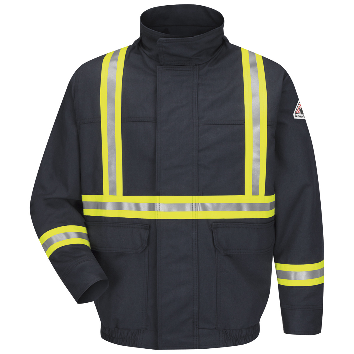 Bulwark® 2X Tall Navy Blue Westex Ultrasoft® Twill/Cotton/Nylon Water Repellent Flame Resistant Jacket With Cotton Lining And Zi Bulwark® 2X Tall Navy Blue Westex Ultrasoft® Twill/Cotton/Nylon Water Repellent Flame Resistant Jacket With Cotton Lining And Zi