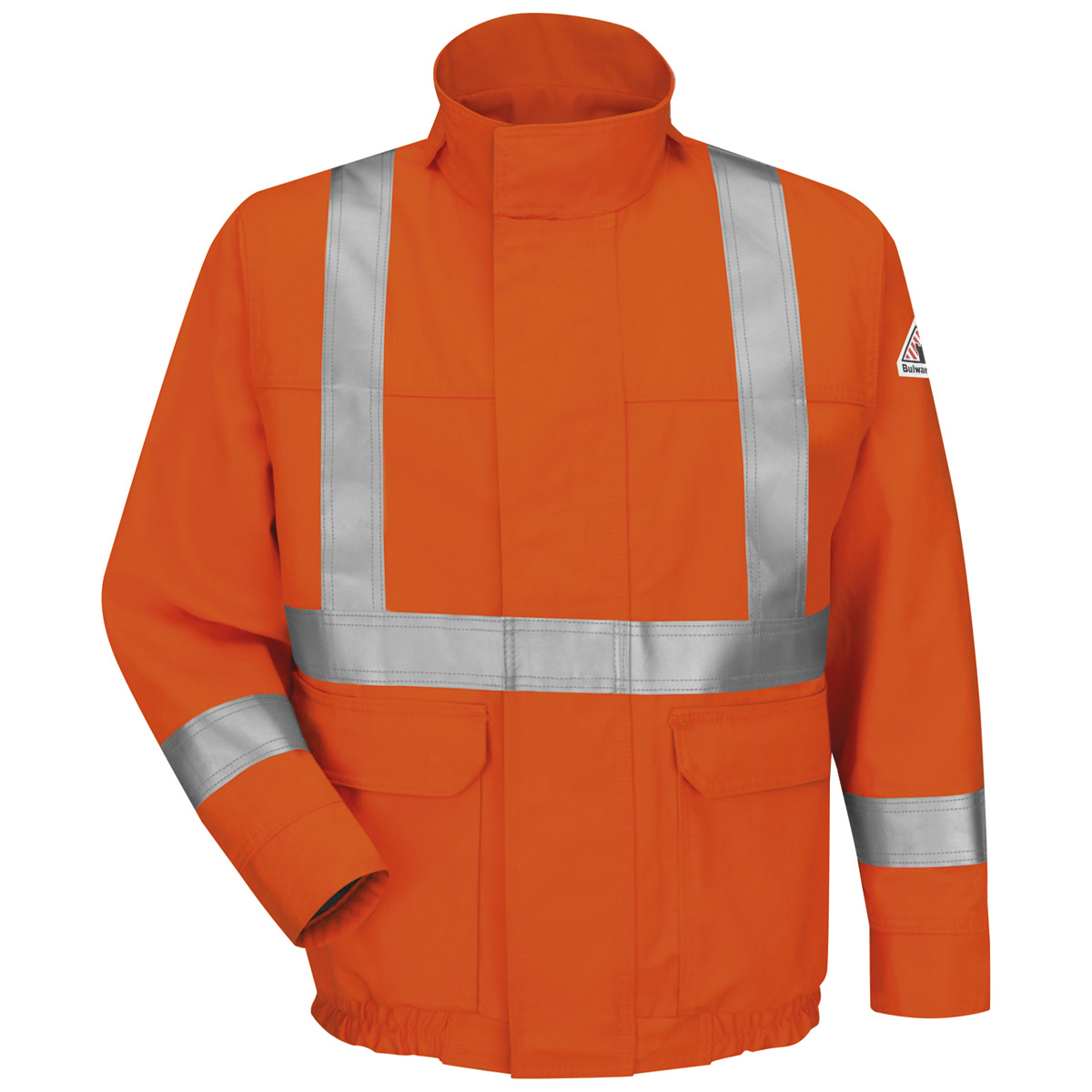 Bulwark® Large Regular Orange Westex Ultrasoft® Twill/Cotton/Nylon Water Repellent Flame Resistant Jacket With Cotton Lining And Bulwark® Large Regular Orange Westex Ultrasoft® Twill/Cotton/Nylon Water Repellent Flame Resistant Jacket With Cotton Lining And