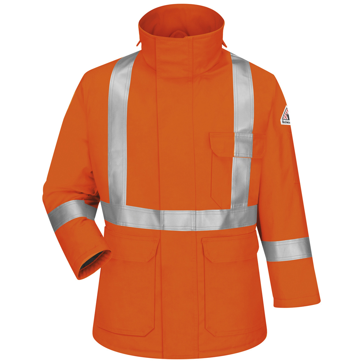 Bulwark® X-Large Tall Orange Westex Ultrasoft® Twill/Cotton/Nylon Water Repellent Flame Resistant Parka With Cotton Lining And Z