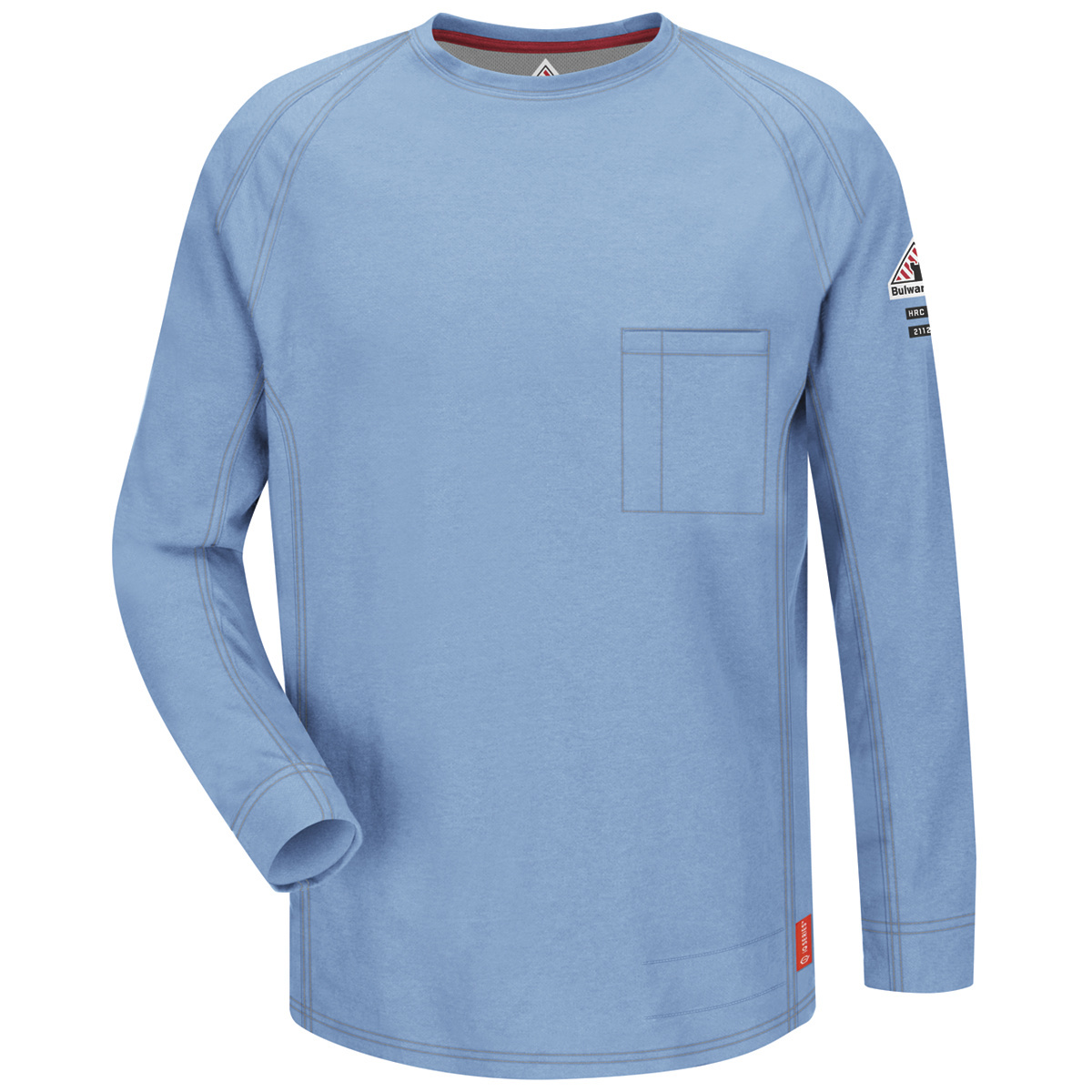 Bulwark® Medium Regular Light Blue Westex G2™ fabrics by Milliken®/Cotton/Polyester/Polyoxadiazole Flame Resistant Shirt