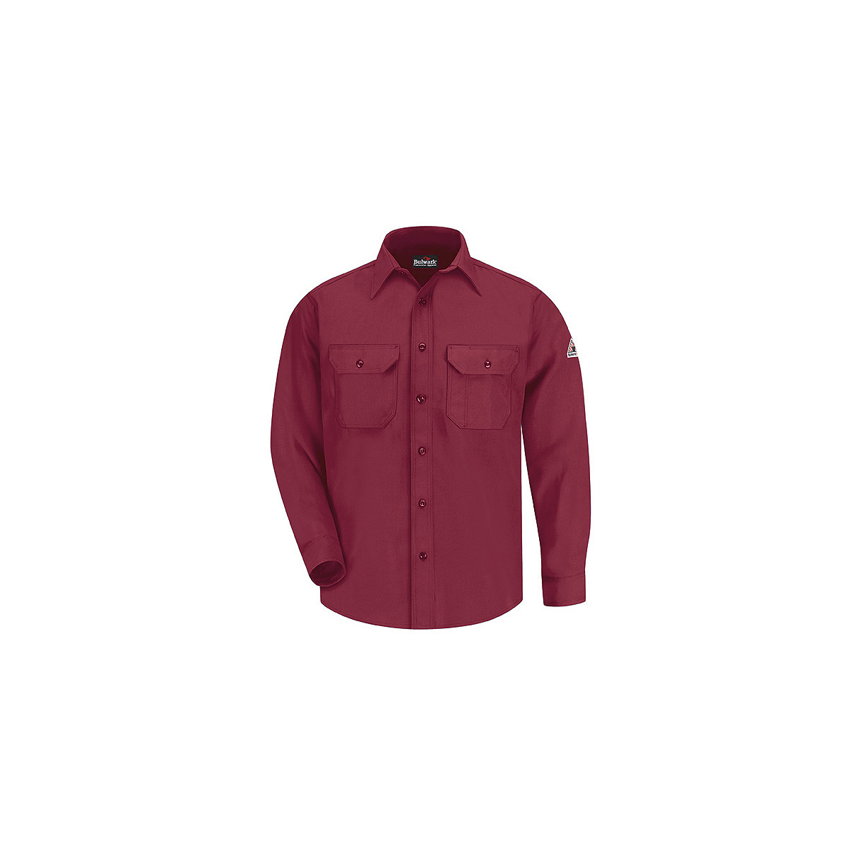 Bulwark® 3X Tall Red Nomex® IIIA/Nomex® Aramid/Kevlar® Aramid Flame Resistant Uniform Shirt With Button Front Closure