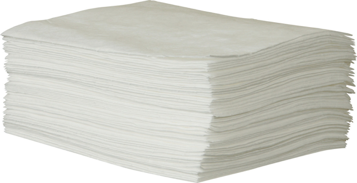 Brady 30 X 30 ENV White Polypropylene Sorbent Pad BRDENV50 for sale online at autumn supply