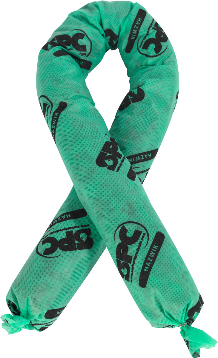 Brady 3 X 4 HazWik Green Polypropylene Sorbent Sock BRDHAZ412 for sale online at autumn supply