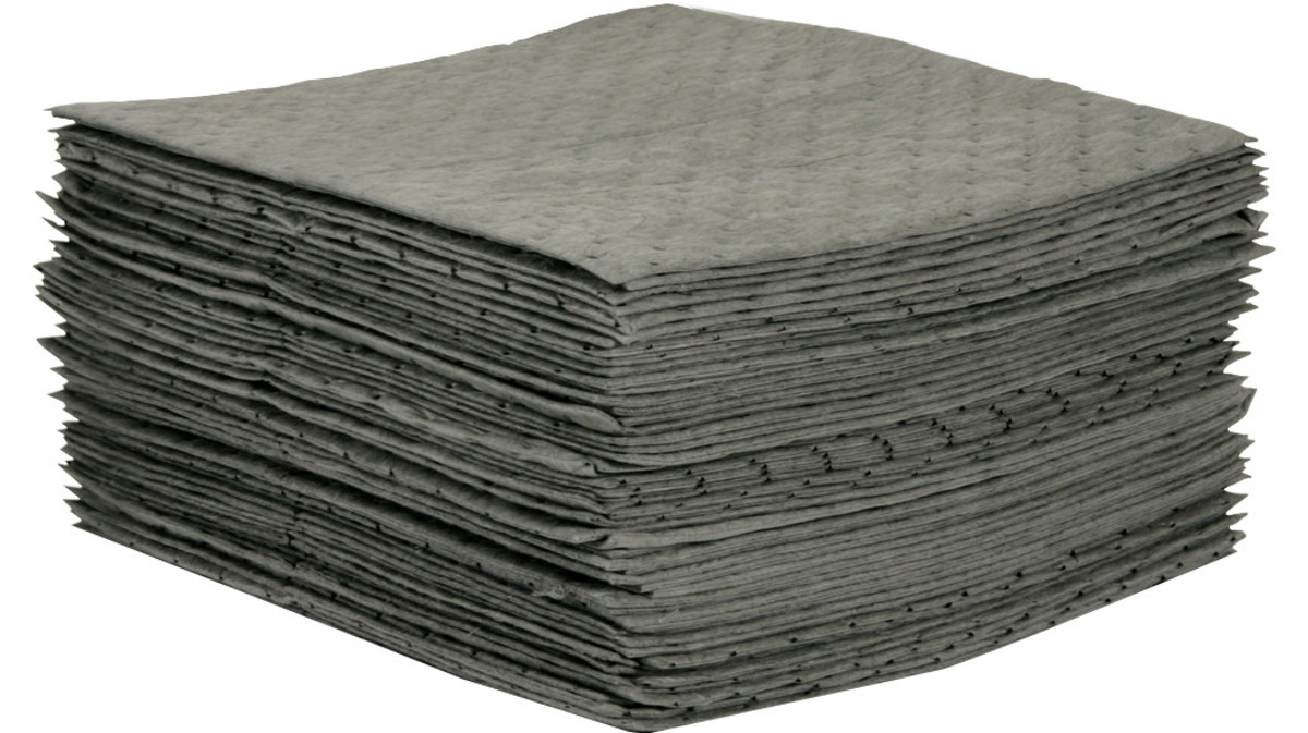 Brady 30 X 30 MRO Plus Gray Polypropylene Sorbent Pad BRDMRO50 for sale online at autumn supply