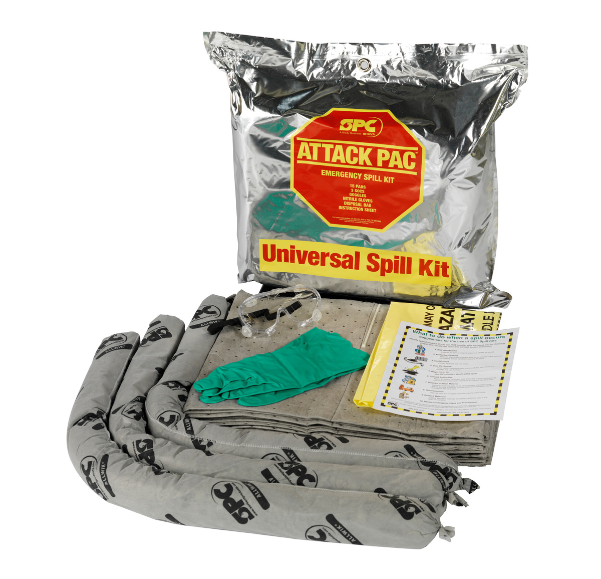 Brady 16 X 17 12 X 20 AllWik Gray Polypropylene Spill BRDSKA-ATK for sale online at autumn supply