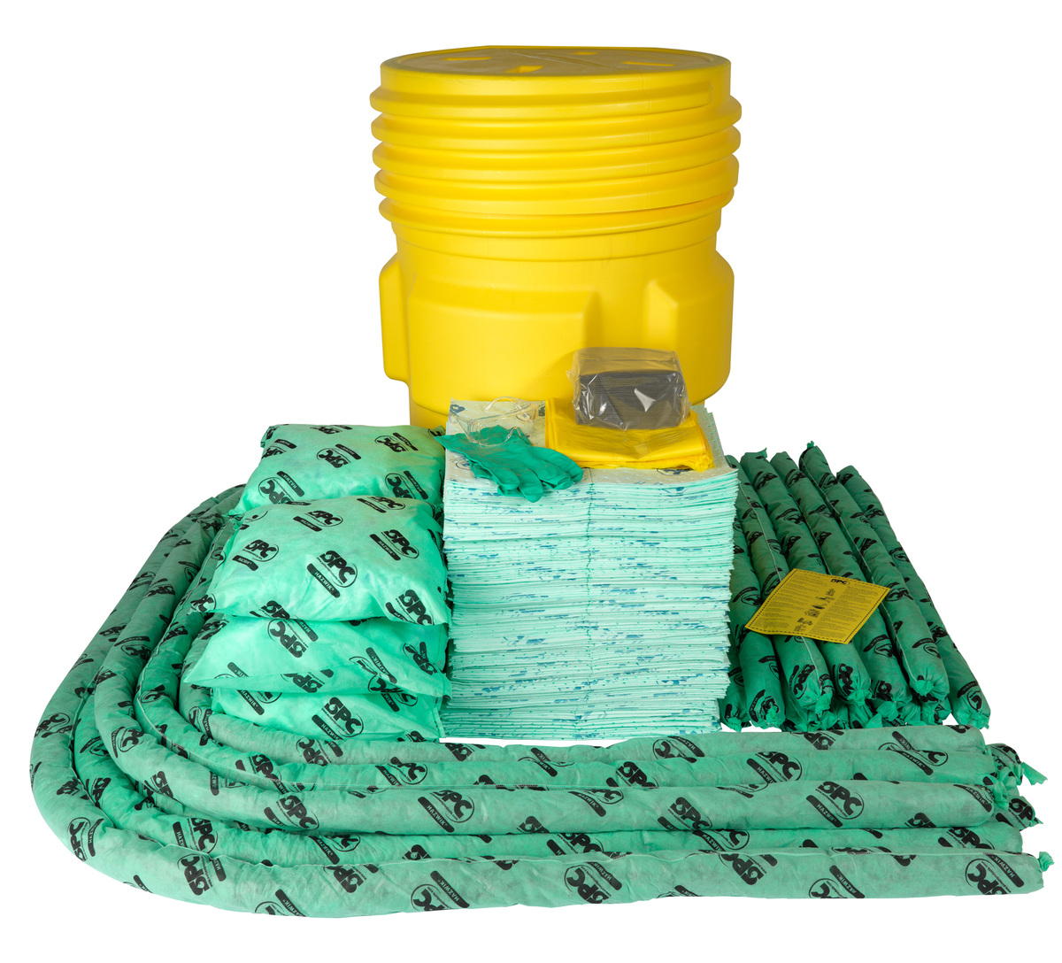 Brady® 95 gal Drum HazWik® Yellow Polypropylene Spill Kit