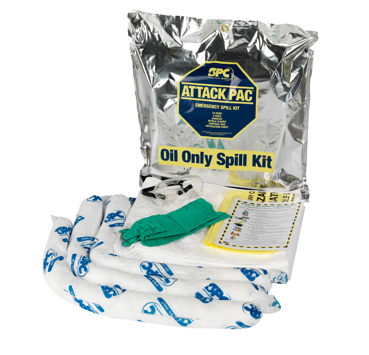 Brady 16 X 4 X 20 Attack Pac Gray Polypropylene Spill BRDSKO-ATK for sale online at autumn supply