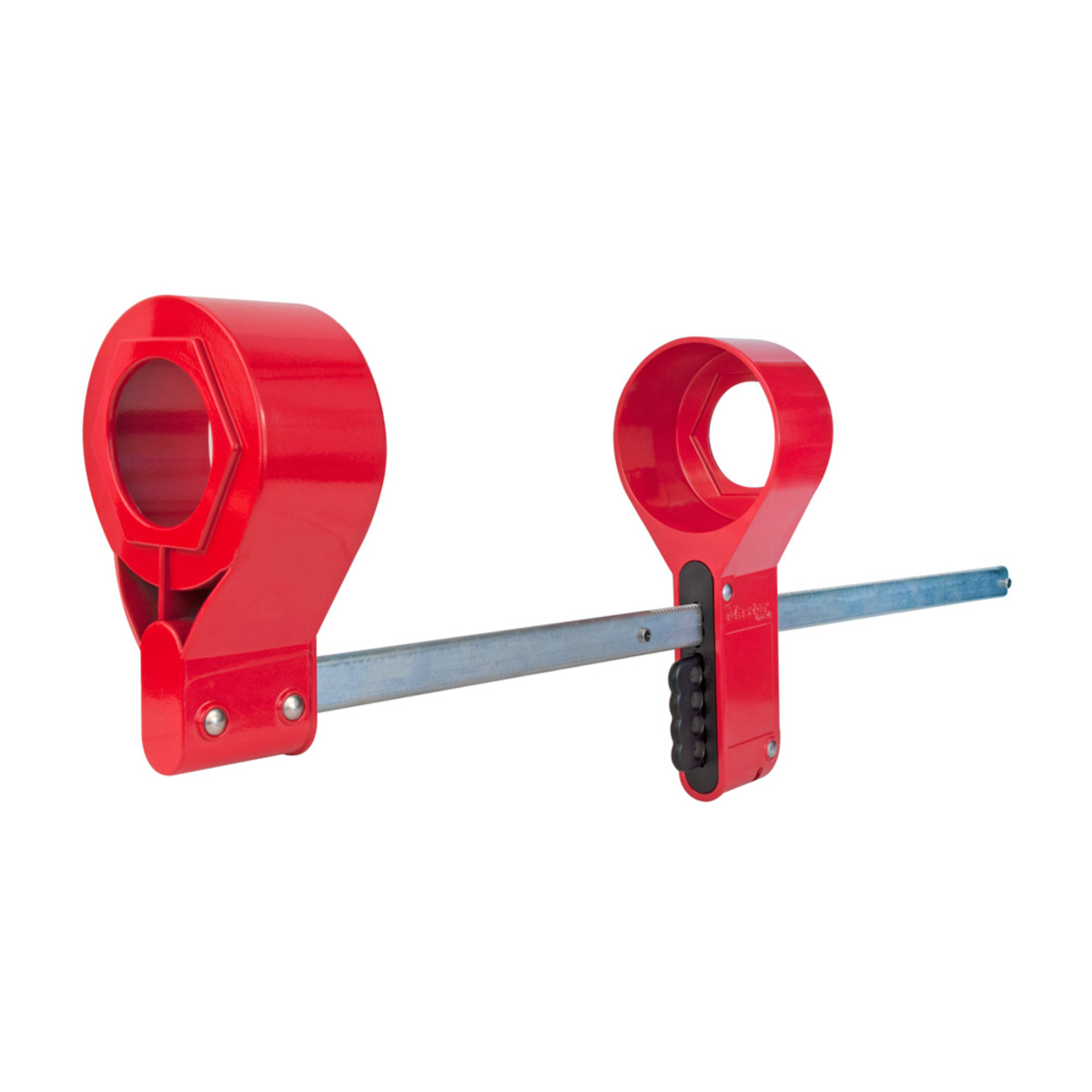 Master Lock® Red/Silver Aluminum/Steel Blind Lockout