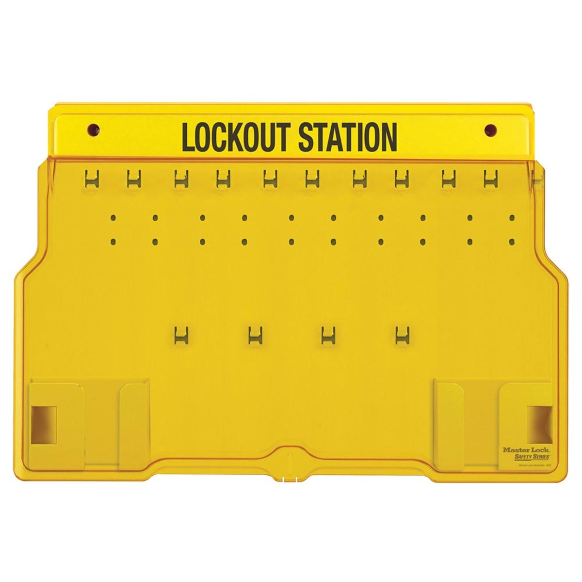 Master Lock Yellow Thermoplastic Zenex Wall Mount Pad M191483B for sale online at autumn supply