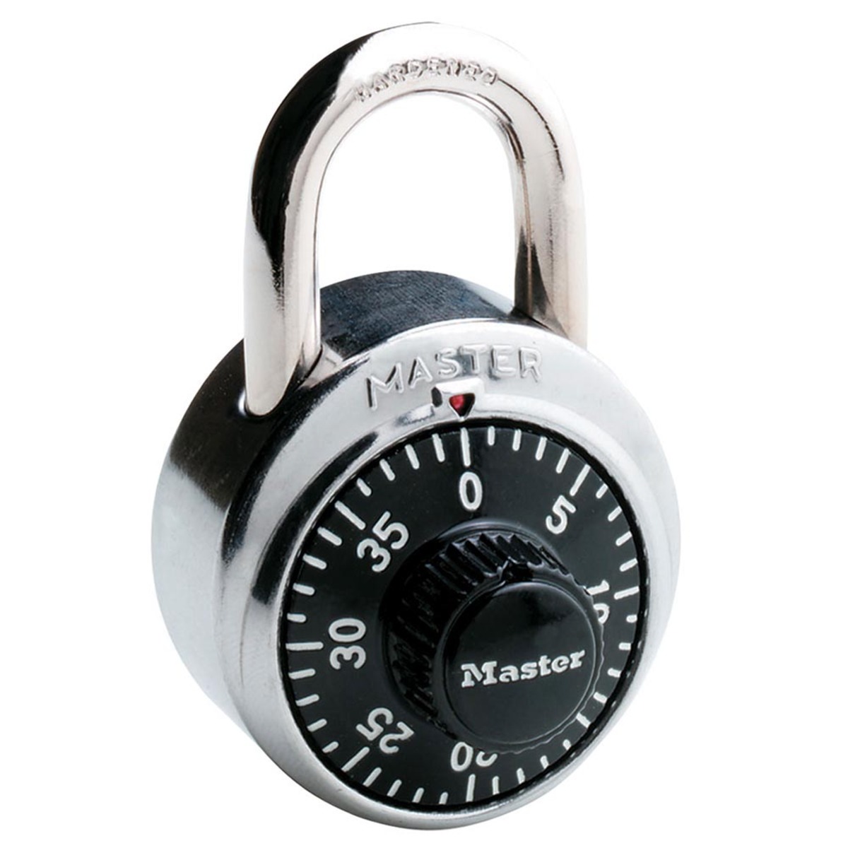 Master Lock® Black Stainless Steel Combination Security Padlock Hardened Steel Shackle