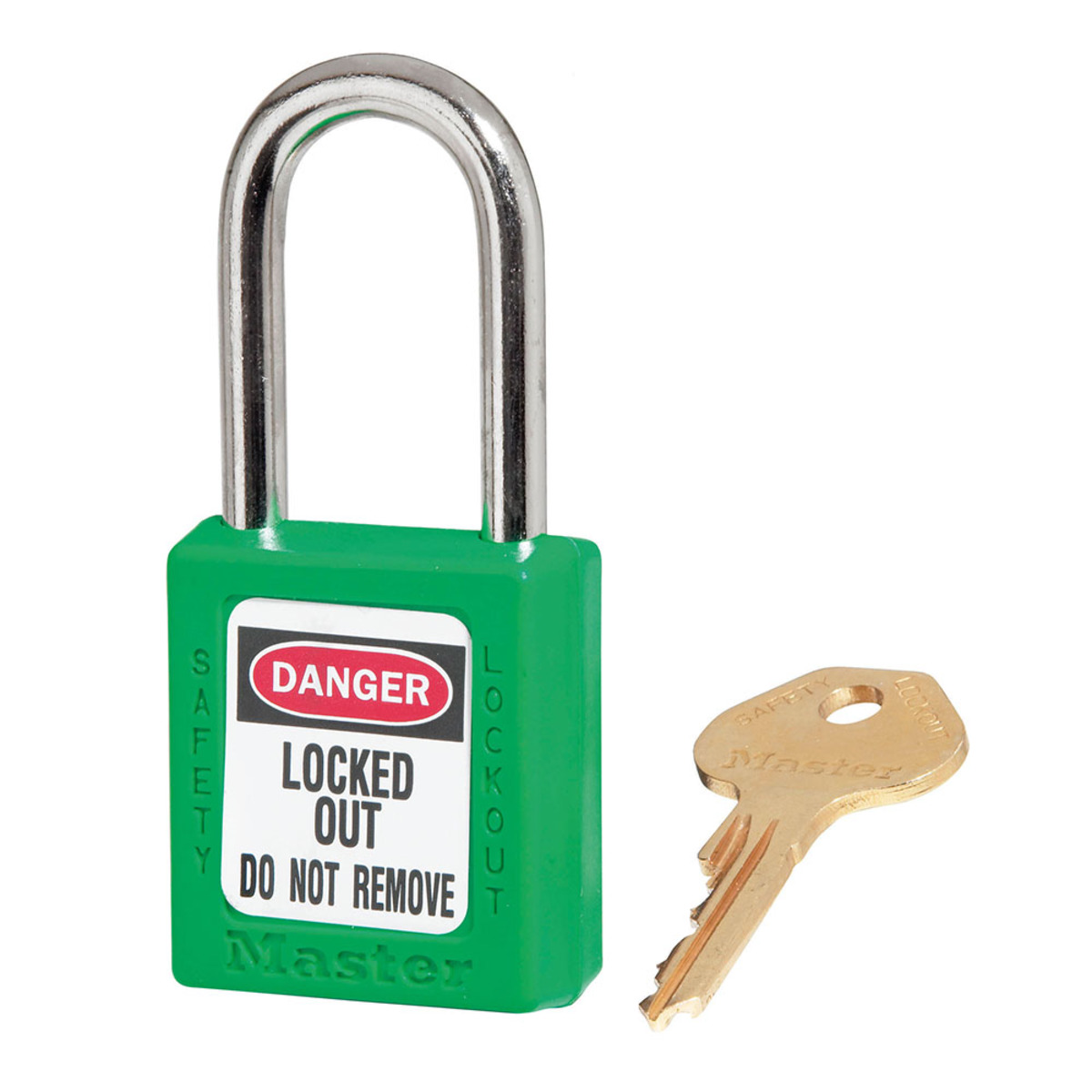 Green Thermoplastic Zenex™ Padlock