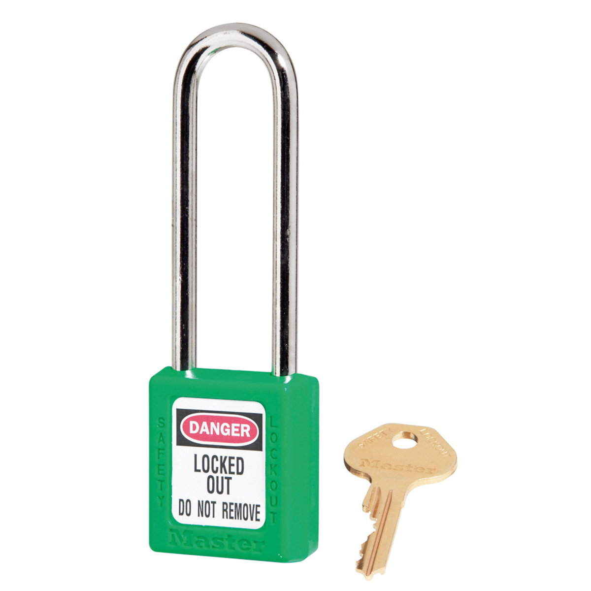 Green Thermoplastic Zenex™ Padlock