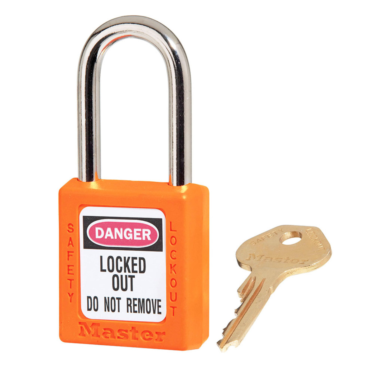 Orange Thermoplastic Zenex™ Padlock