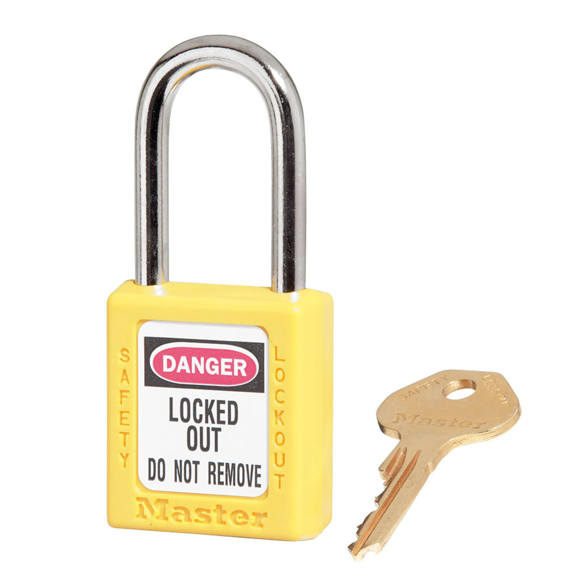 Yellow Thermoplastic Zenex™ Padlock