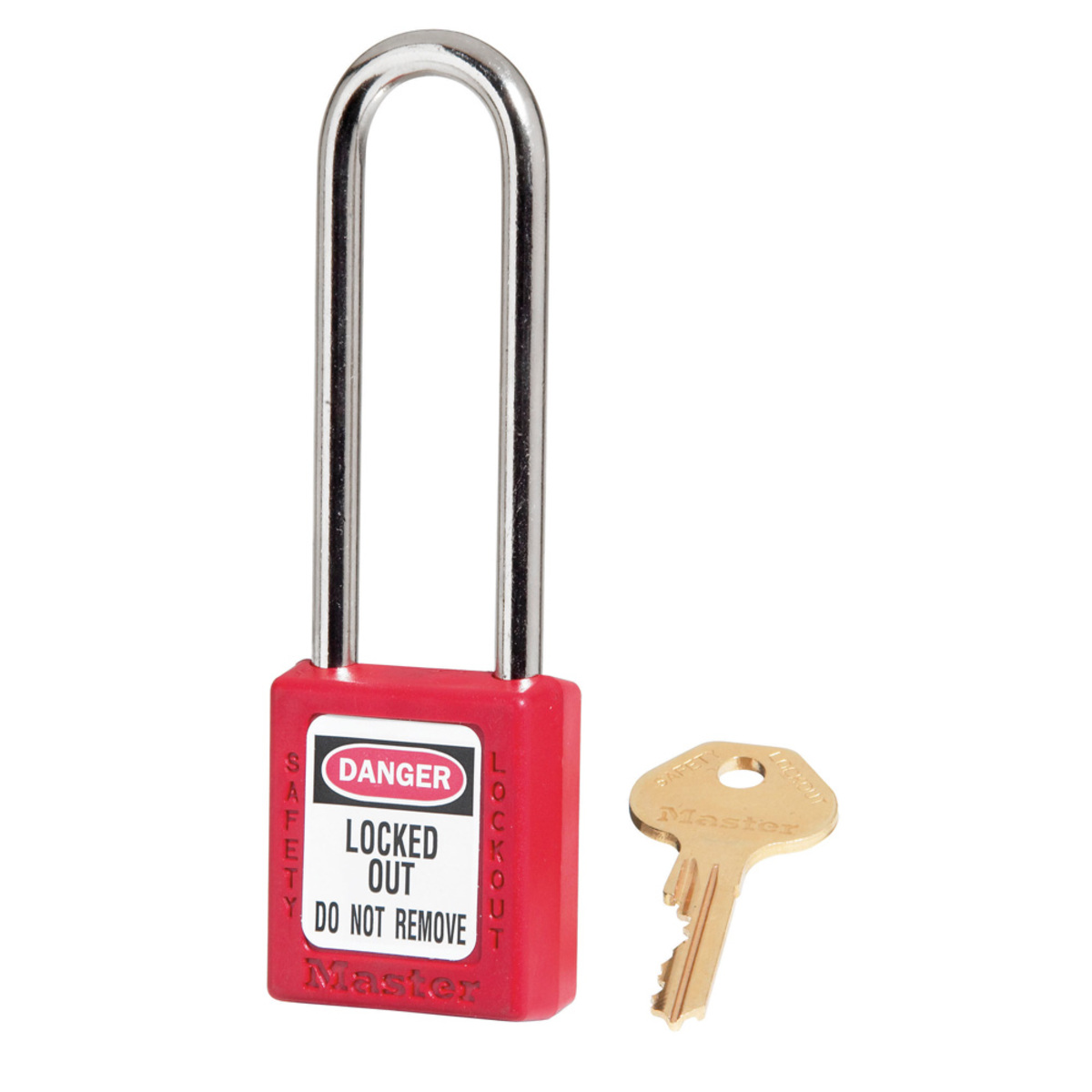 Red Thermoplastic Zenex™ Padlock